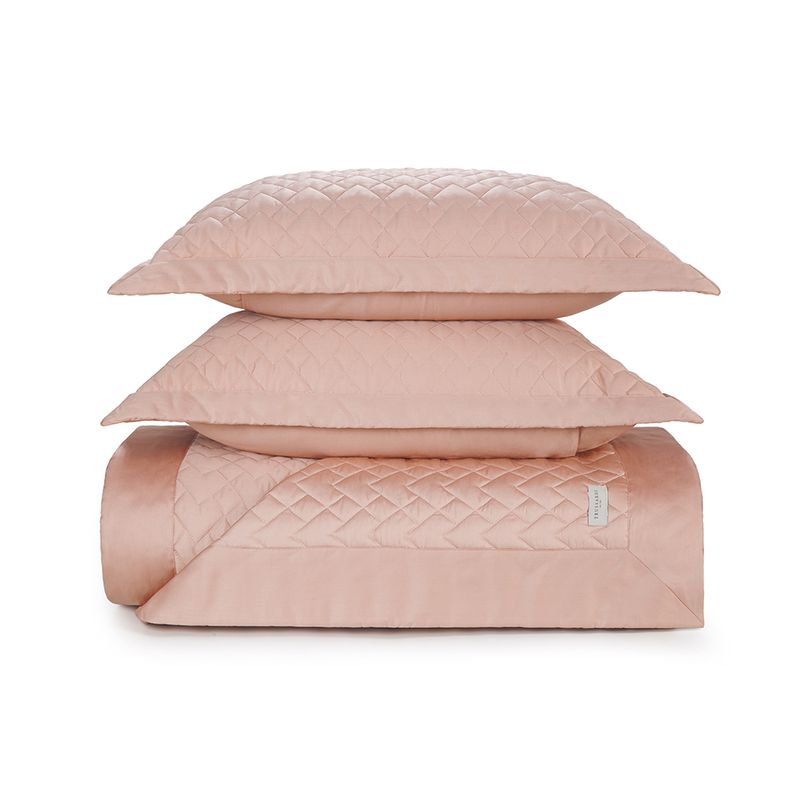 Colcha-King-Trussardi-2-Porta-Travesseiros-300-Fios-Cetim-Spiazzo-Rosa-Perla