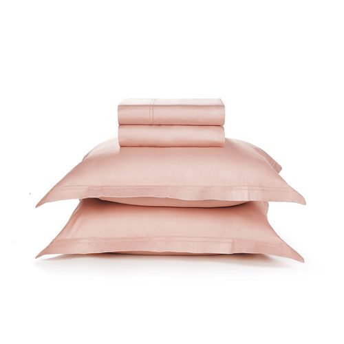 Jogo de Cama Queen Trussardi 300 Fios Cetim 100% Algodão Egípcio Galieno Rosa Perla