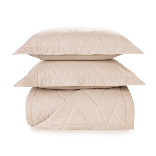 Colcha King Trussardi 2 Porta Travesseiros 200 Fios Percal Terenzi Avena