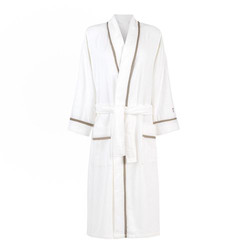 Roupão Trussardi 100% Algodão Feminino Maelle Branco
