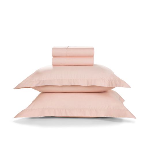 Jogo de Cama Casal Trussardi 200 Fios Percal 100% Algodão Piero Soft Rose