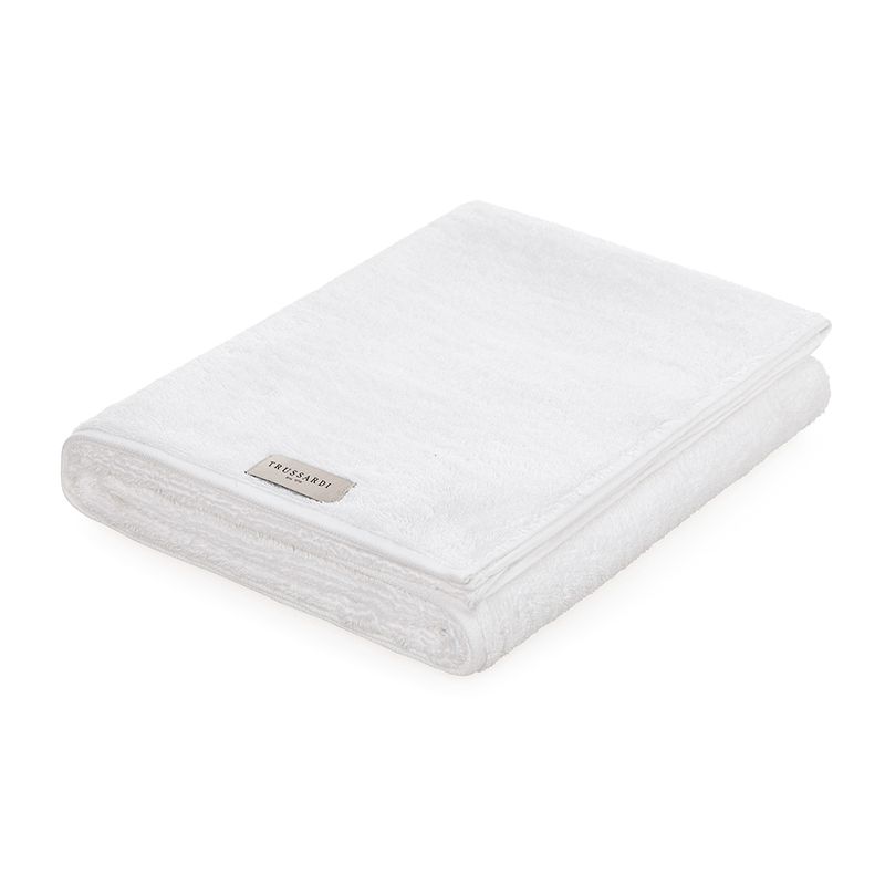 Toalha-de-Rosto-Trussardi-100--Algodao-Classici-Branco