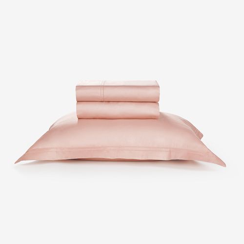 Jogo de Cama Solteiro Trussardi 300 Fios Cetim 100% Algodão Egípcio Galieno Rosa Perla