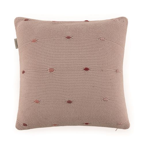 Almofada Trussardi Tricot 100% Algodão Villa Angelica Soft Rosé 40cm x 40cm