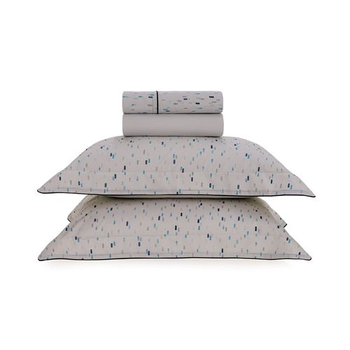 Jogo de Cama Casal Infantil Trussardi 200 Fios Percal 100% Algodão Oceani