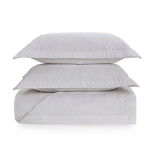 Colcha King Trussardi 2 Porta Travesseiros 300 Fios Cetim 100% Algodão Egípcio Giancarlo