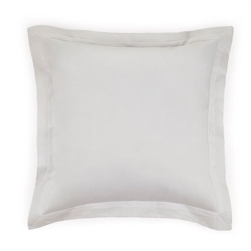 Almofada Trussardi 300 Fios Cetim 100% Algodão Egípcio Vercelli Branco/Branco 60cm x 60cm