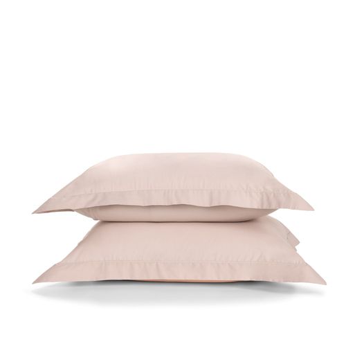 Jogo 2 Fronhas Trussardi 200 fios Percal 100% Algodão Piero Soft Rose