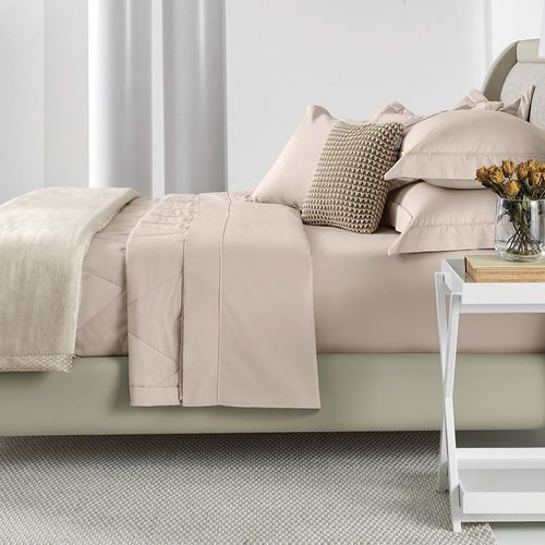 Jogo 2 Fronhas Trussardi 200 fios Percal 100% Algodão Piero Soft Rose