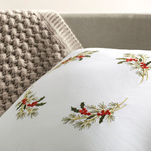 Almofada de Natal Trussardi 200 Fios Percal 100% Algodão Fogli