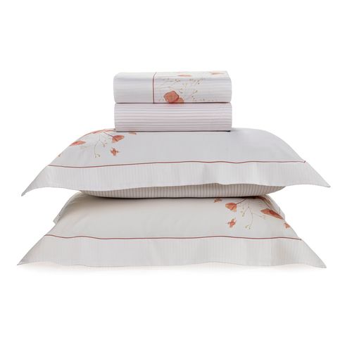 Jogo de Cama King Trussardi 300 Fios Cetim 100% Algodão Egípcio Pallaveri