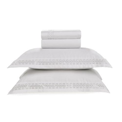 Jogo de Cama Casal Trussardi 300 Fios Cetim 100% Algodão Egípcio Montebello