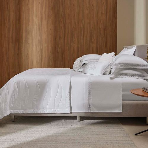 Jogo de Cama Casal Trussardi 300 Fios Cetim 100% Algodão Egípcio Montebello