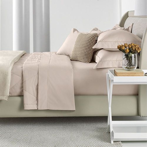 Jogo de Cama Casal Trussardi 200 Fios Percal 100% Algodão Piero Soft Rose
