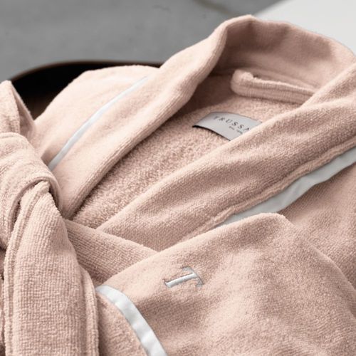 Roupão Trussardi 100% Algodão Feminino Maelle Soft Rosé