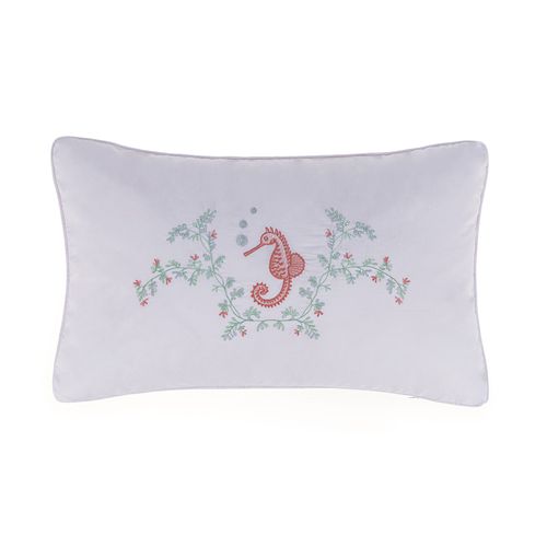 Almofada Bordada Infantil Sirena 45cm X 45cm