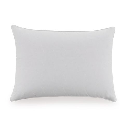 Travesseiro 100% Algodão 50cm x 70cm Câmara Dupla Branco