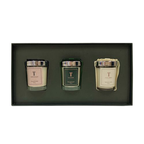 Kit 03 Velas Aromatizadas La Luce