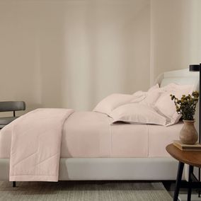 Jogo de Cama Casal Trussardi 200 Fios 100% Algodão Filetti Soft Rose