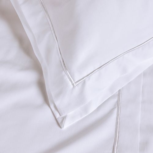 Fronha Padrão 100% Algodão Egípcio Doppio Branco