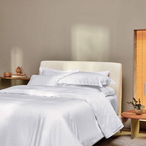 Jogo de Cama King 100% Algodão Egípcio Vernazza Branco