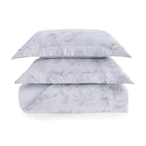 Colcha com Porta Travesseiros King 300 Fios 100% Bambu Aironi