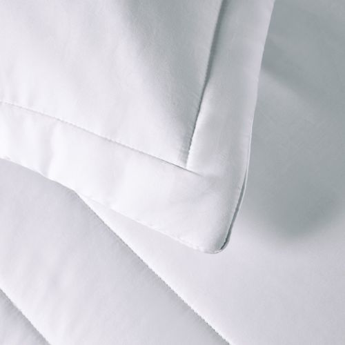 Jogo 2 Super Porta Travesseiros 300 Fios 100% Algodão Dante Branco