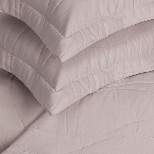 Jogo 2 Porta Travesseiro 300 Fios Algodão Egípcio Novara Rose