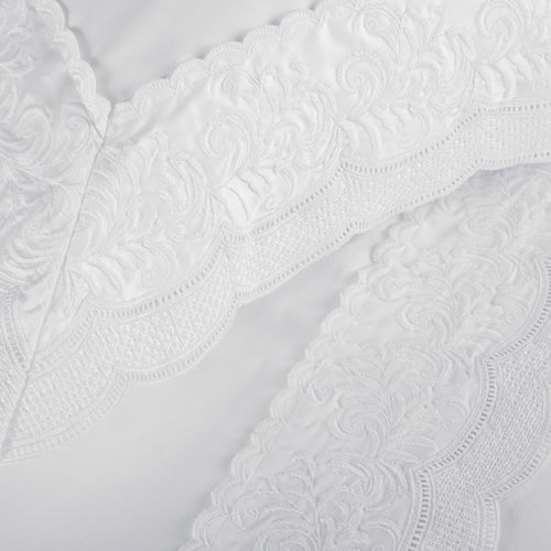 Almofada 600 Fios Nature Branco 30cm x 40cm