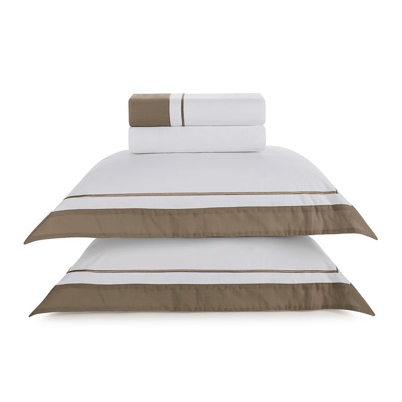 Jogo-de-Cama-King-200-Fios-Fiesole-Branco-Marrone