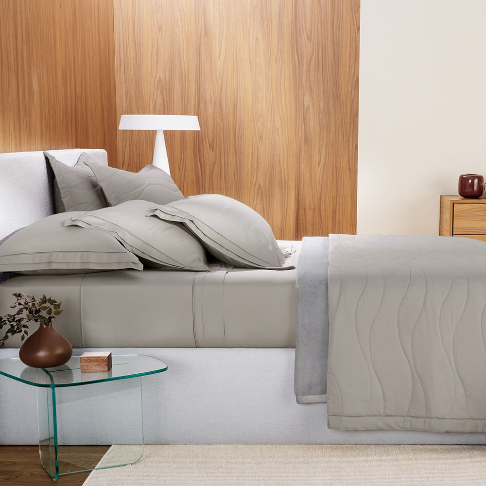 Jogo de Cama King 300 Fios Doppio Marmo