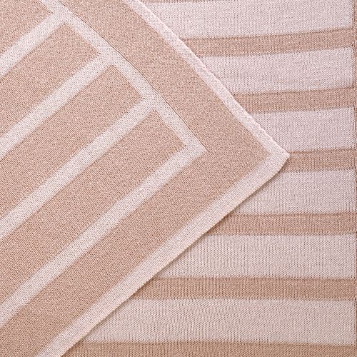 Manta Tricot 100% Algodão Simona Rosa