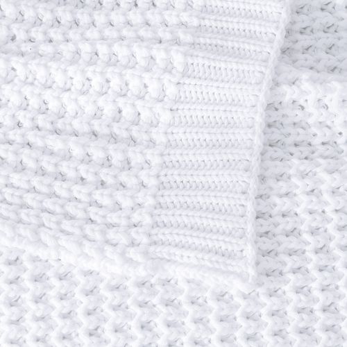 Peseira Tricot Rizzo 100% Algodão Branco