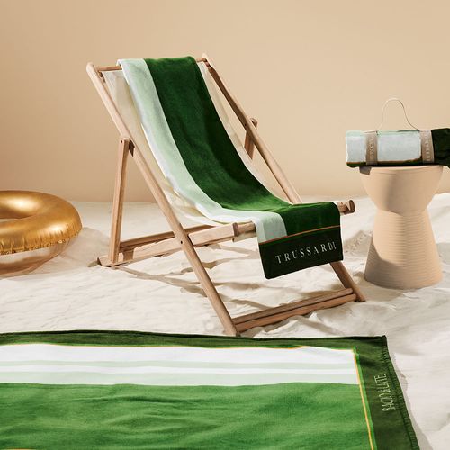 Toalha de Praia Trussardi + Bacio di Latte Moldura