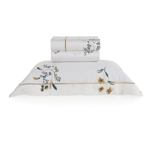 Jogo de cama Solteiro 200 fios Cetim Sciarra