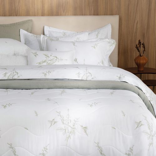 Jogo de colcha King 200 fios Cetim Saboia