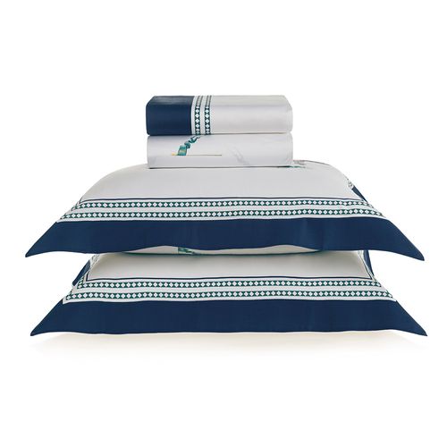 Jogo de cama Casal 300 fios Cetim Cavaliere